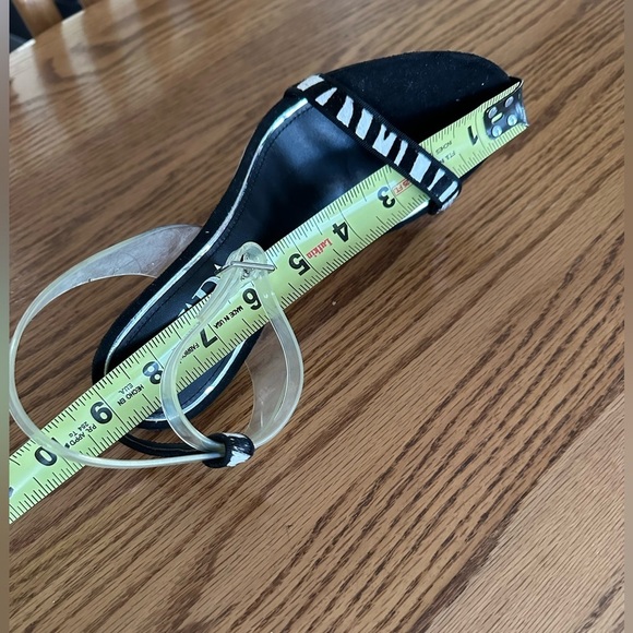 Zara Animal Print Suede Stiletto Heels Zebra European Size 37. - Picture 12 of 13